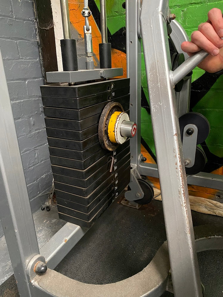 Load image into Gallery viewer, The 2&quot; MiniPin by GymPin - Allow an Additional Weight plate to be added to the side of your Cable Machine Weight Stack
