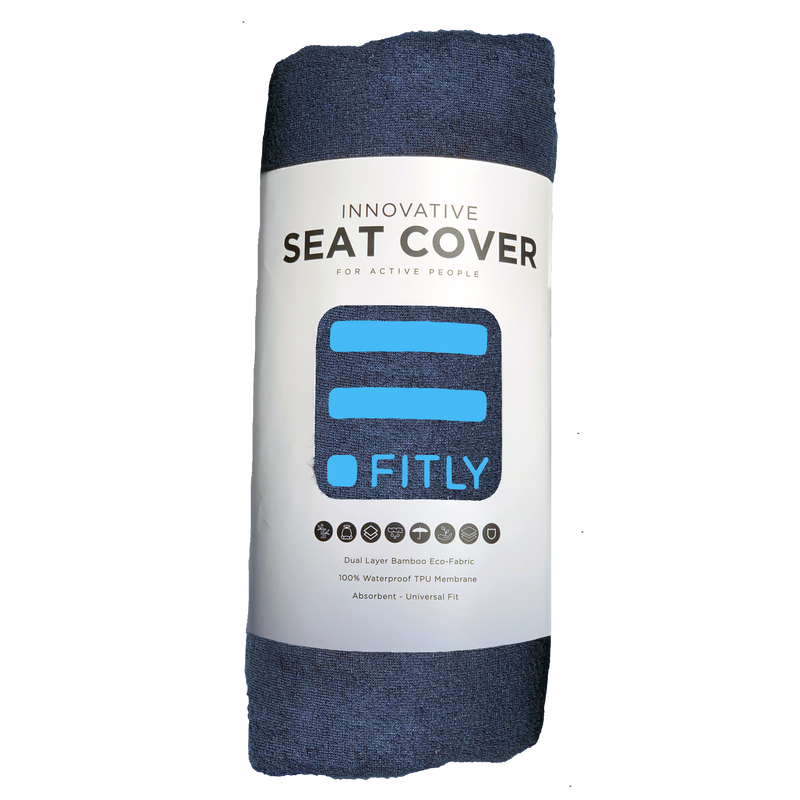 Load image into Gallery viewer, FITLY Towel - Innovative Seat Covers - Blue accents
