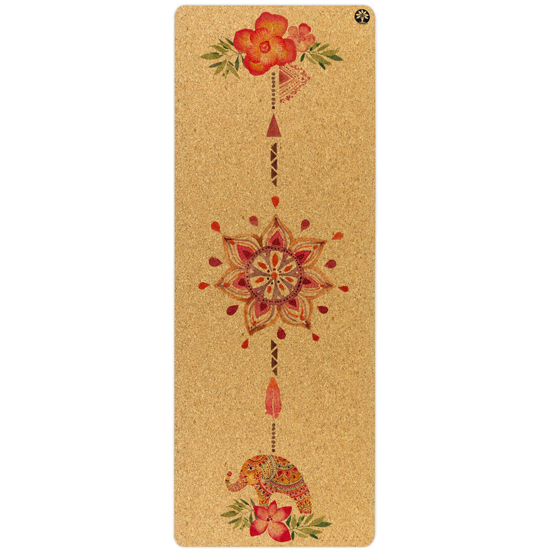 Load image into Gallery viewer, Tropical Vibes Original Cork Yoga Mat
