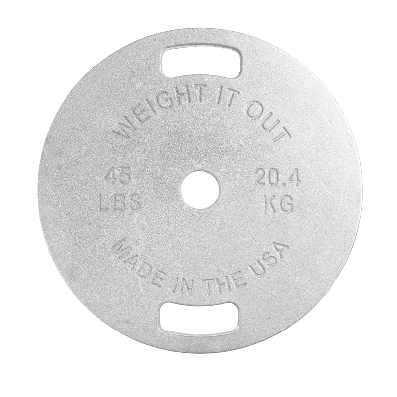 Load image into Gallery viewer, 45 LBs Machined Cast Iron Weight Plate Pair
