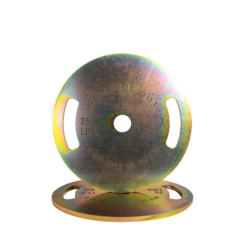 Load image into Gallery viewer, Cast 45lb And Steel Weight Plate Sets
