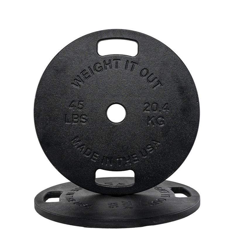 Load image into Gallery viewer, Cast 45lb And Steel Weight Plate Sets
