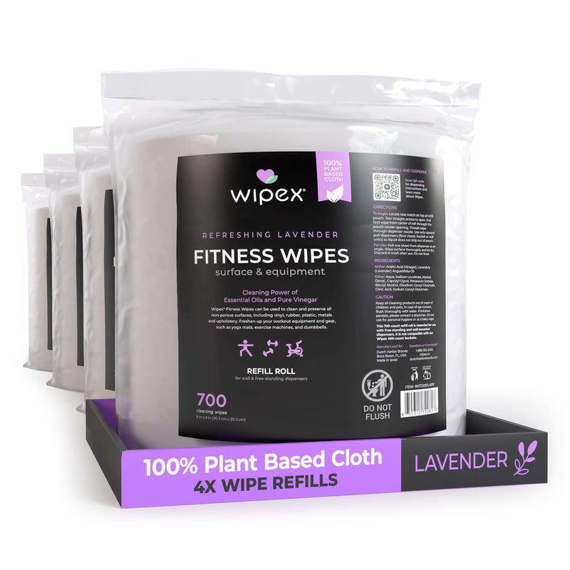 Load image into Gallery viewer, Wipex 700 Plant-Based Gym Wipes Bulk Refill Roll | Natural Fitness Equipment Wipes
