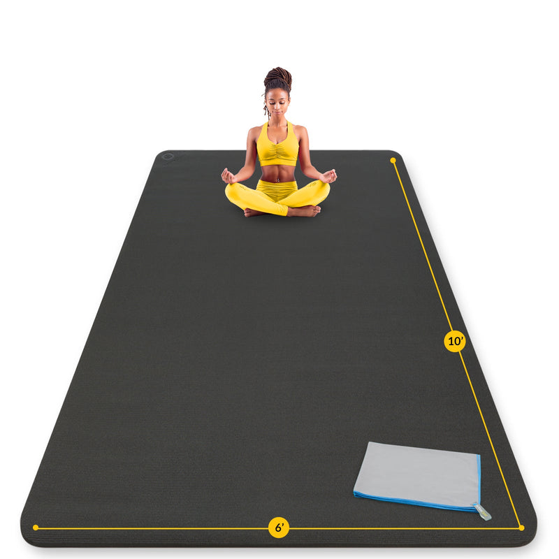 Load image into Gallery viewer, Large Yoga Mats for Acroyoga and Home Gym
