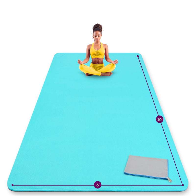 Load image into Gallery viewer, Large Yoga Mats for Acroyoga and Home Gym
