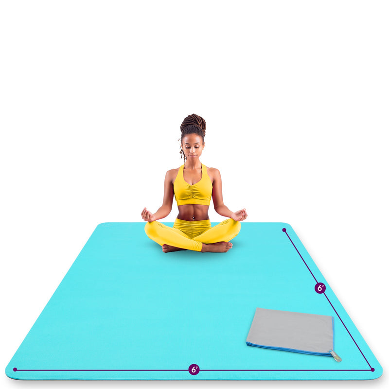 Load image into Gallery viewer, Large Yoga Mats for Acroyoga and Home Gym
