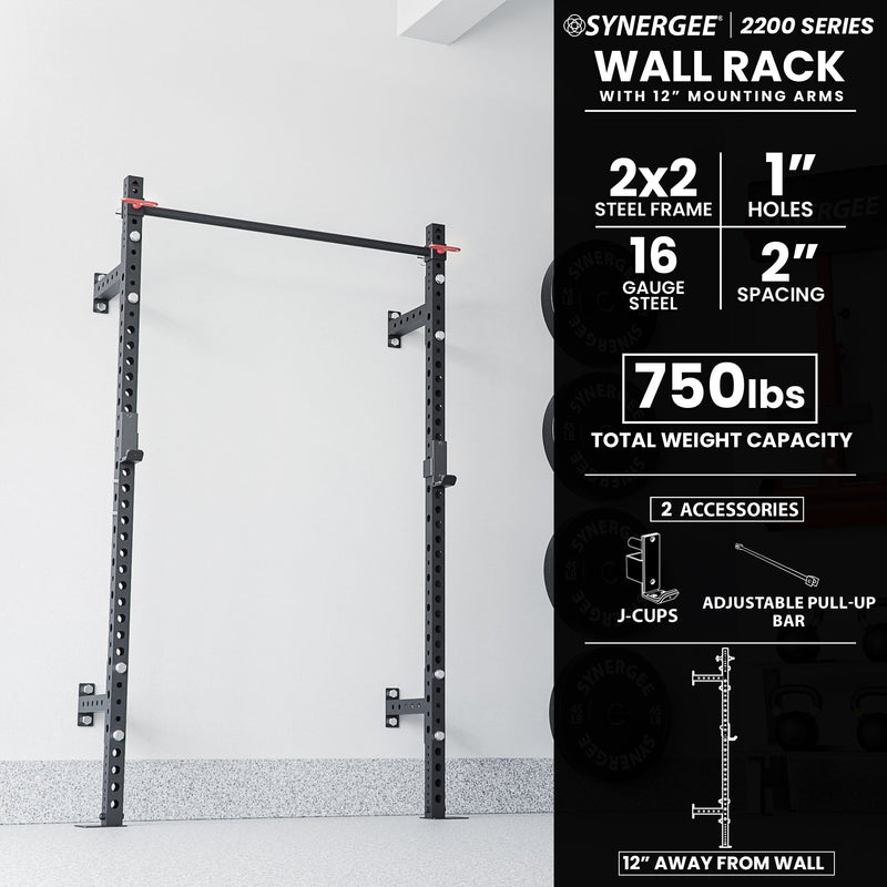 Load image into Gallery viewer, Synergee 2200 Series Wall Mounted Squat Rack
