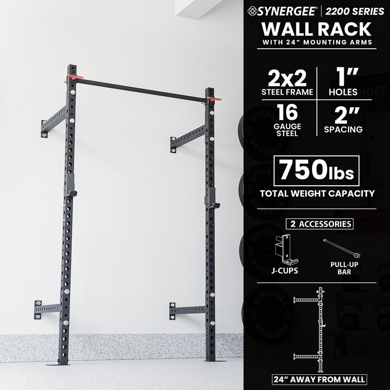 Load image into Gallery viewer, Synergee 2200 Series Wall Mounted Squat Rack
