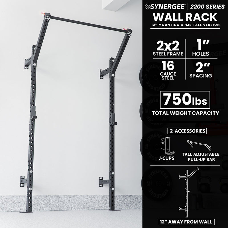 Load image into Gallery viewer, Synergee 2200 Series Wall Mounted Squat Rack
