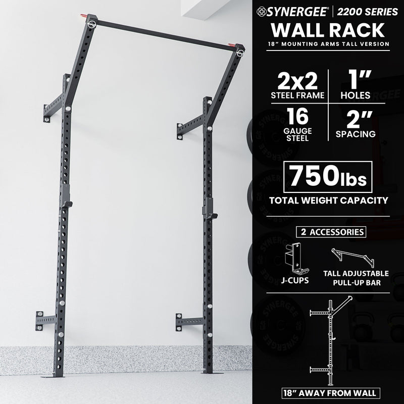 Load image into Gallery viewer, Synergee 2200 Series Wall Mounted Squat Rack
