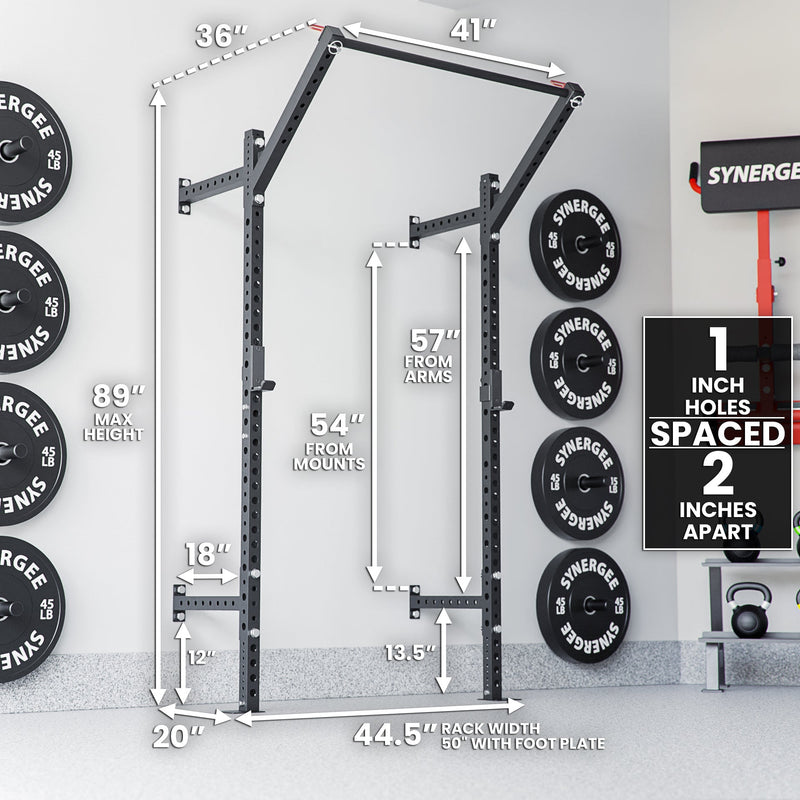 Load image into Gallery viewer, Synergee 2200 Series Wall Mounted Squat Rack
