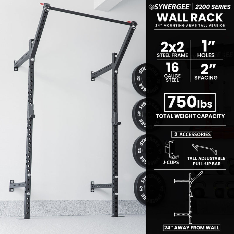 Load image into Gallery viewer, Synergee 2200 Series Wall Mounted Squat Rack
