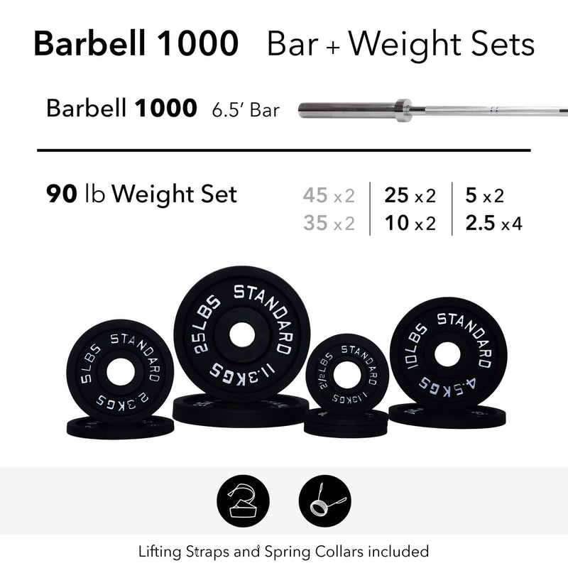 Load image into Gallery viewer, Barbell 1000 Compact Barbell Weight Sets
