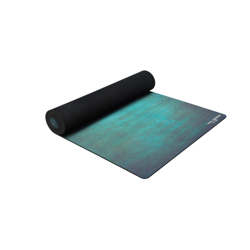 Load image into Gallery viewer, Combo Yoga Mat: 2-in-1 (Mat + Towel) - Aegean Green - Lightweight &amp; Best Hot Yoga Mat
