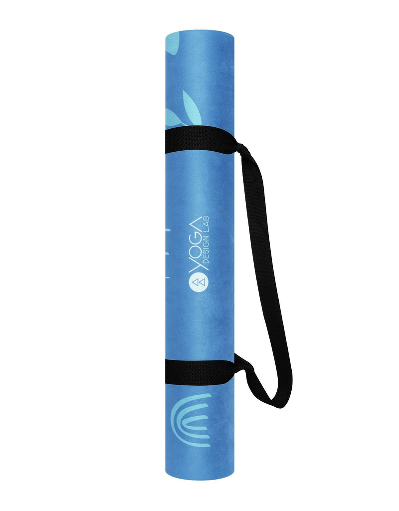 Load image into Gallery viewer, Yoga Design Lab - Combo Yoga Mat - 2-in-1 (Mat + Towel) - Earth Bali Blue - Lightweight, Ultra - Soft
