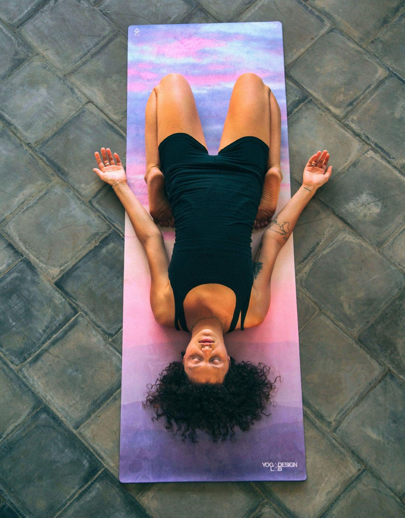 Load image into Gallery viewer, Combo Yoga Mat: 2-in-1 (Mat + Towel) - Breathe - Best Hot Yoga Mat
