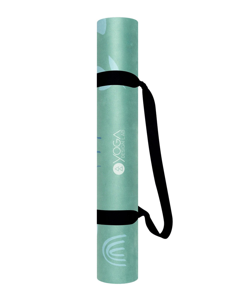 Load image into Gallery viewer, Yoga Design Lab - Combo Yoga Mat - 2-in-1 (Mat + Towel) - Earth Green - Lightweight, Ultra-Soft
