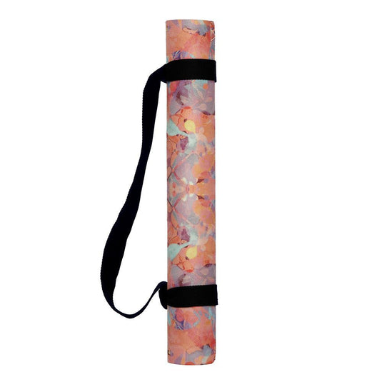 Yoga Design Lab - Combo Yoga Mat - Kaleidoscope - 2-in-1 (Mat + Towel) 178 cm - Best For Hot Practices