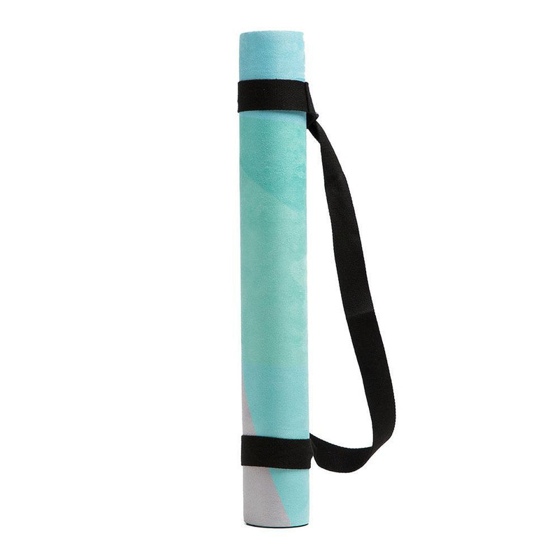 Load image into Gallery viewer, Yoga Design Lab - Combo Yoga Mat - 2-in-1 (Mat + Towel) - Kids Geo Blue - Lightweight, Ultra-Soft
