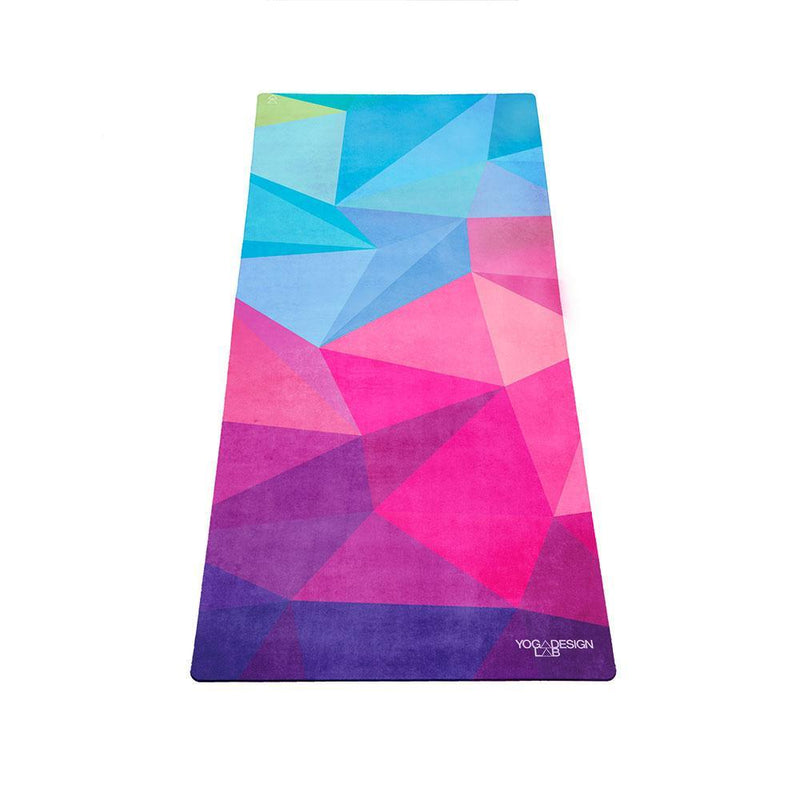 Load image into Gallery viewer, Combo Yoga Mat: 2-in-1 (Mat + Towel) - Kids Geo - Lightweight, Ultra-Soft
