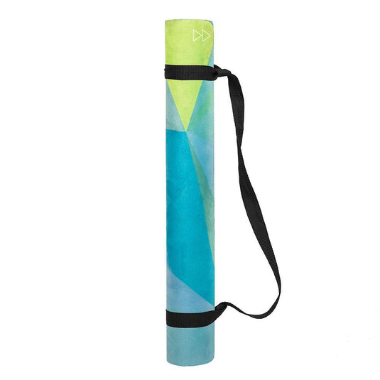 Combo Yoga Mat: 2-in-1 (Mat + Towel) - Kids Geo - Lightweight, Ultra-Soft