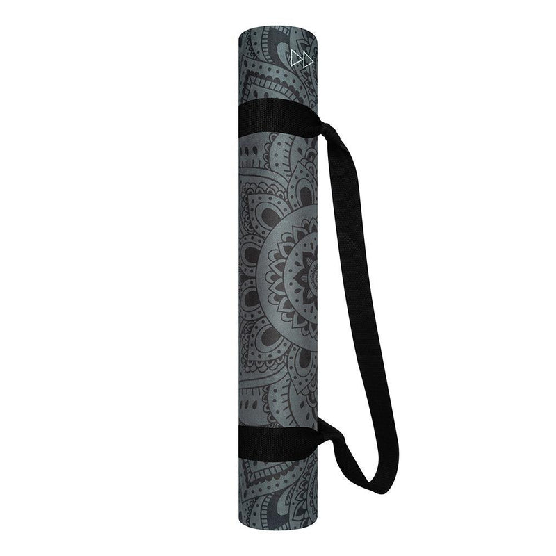 Load image into Gallery viewer, Combo Yoga Mat: 2-in-1 (Mat + Towel) - Mandala Black - Best Yoga Mat for Hot Yoga
