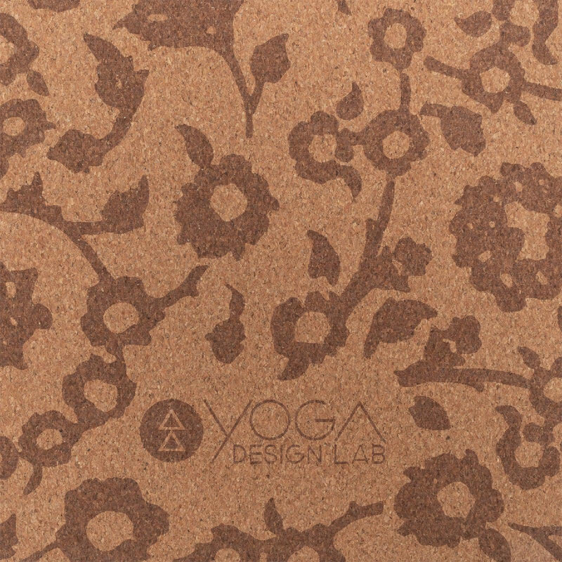 Load image into Gallery viewer, Cork Yoga Mat - Floral - Batik - Tonal - Best For Eco-Conscious Yogis
