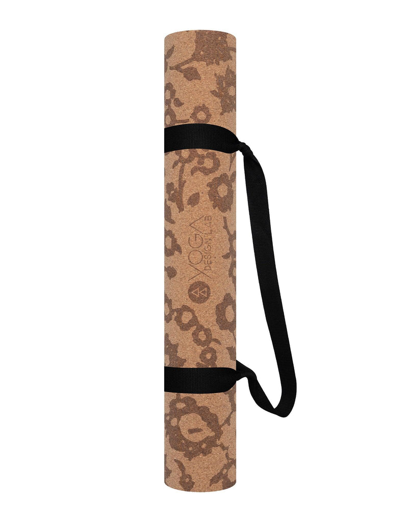 Load image into Gallery viewer, Cork Yoga Mat - Floral - Batik - Tonal - Best For Eco-Conscious Yogis
