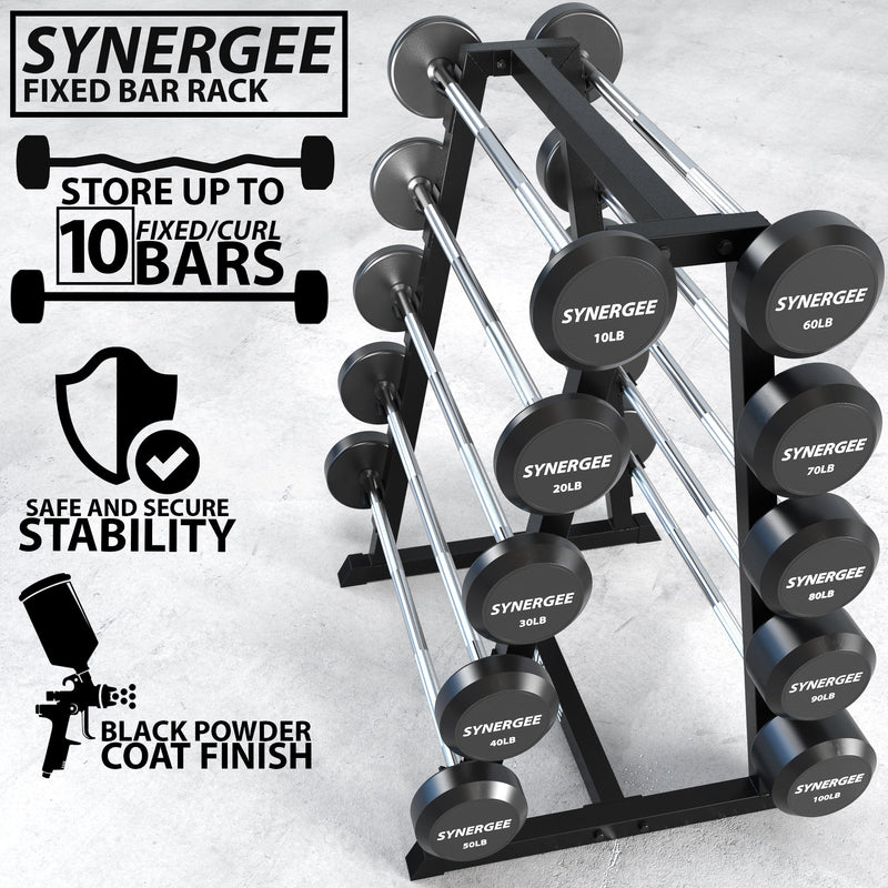 Load image into Gallery viewer, Synergee Fixed Barbell Storage Rack
