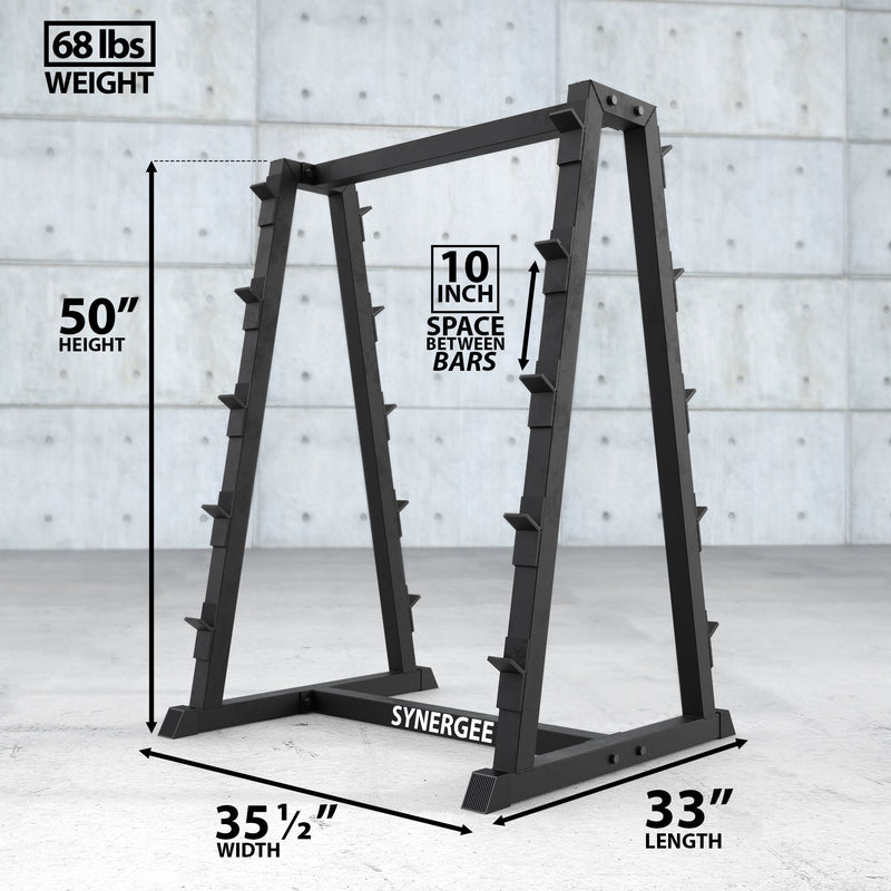 Load image into Gallery viewer, Synergee Fixed Barbell Storage Rack
