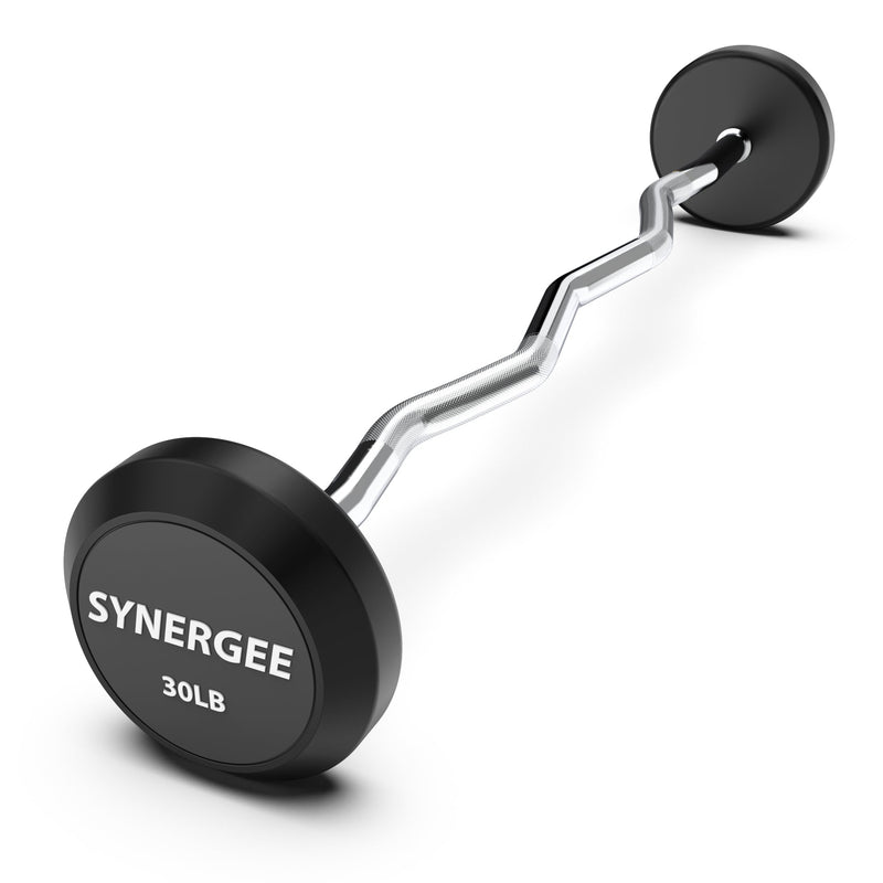 Load image into Gallery viewer, Synergee Fixed Easy Curl Barbell
