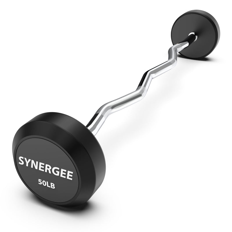 Load image into Gallery viewer, Synergee Fixed Easy Curl Barbell
