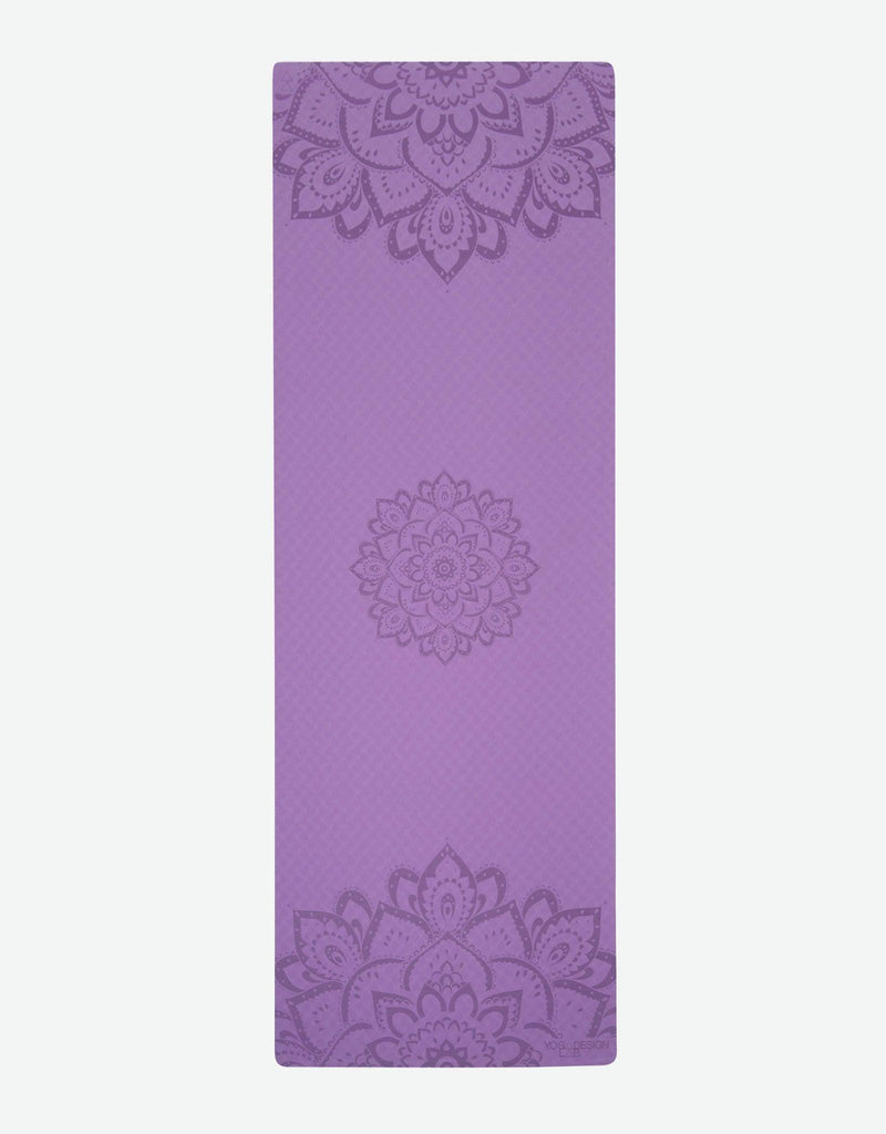 Load image into Gallery viewer, Yoga Design Lab - Flow Yoga Mat - Mandala Lavender 6mm - Best For Beginner Practices
