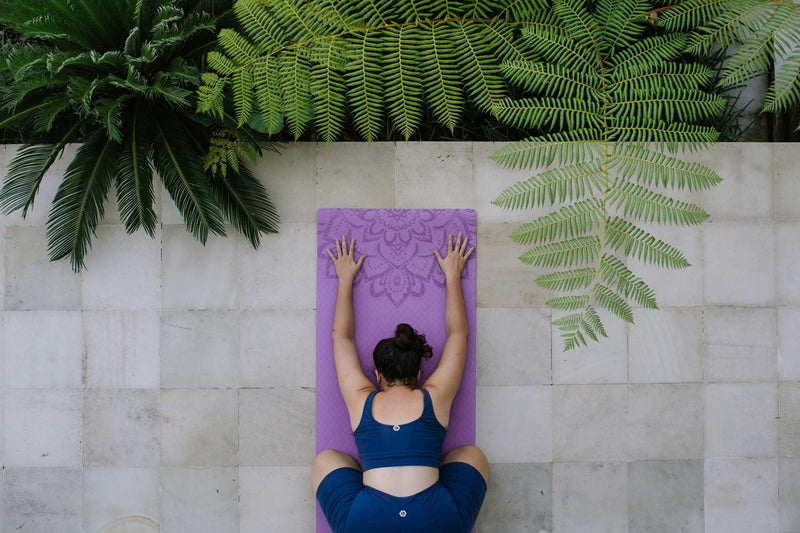 Load image into Gallery viewer, Yoga Design Lab - Flow Yoga Mat - Mandala Lavender 6mm - Best For Beginner Practices
