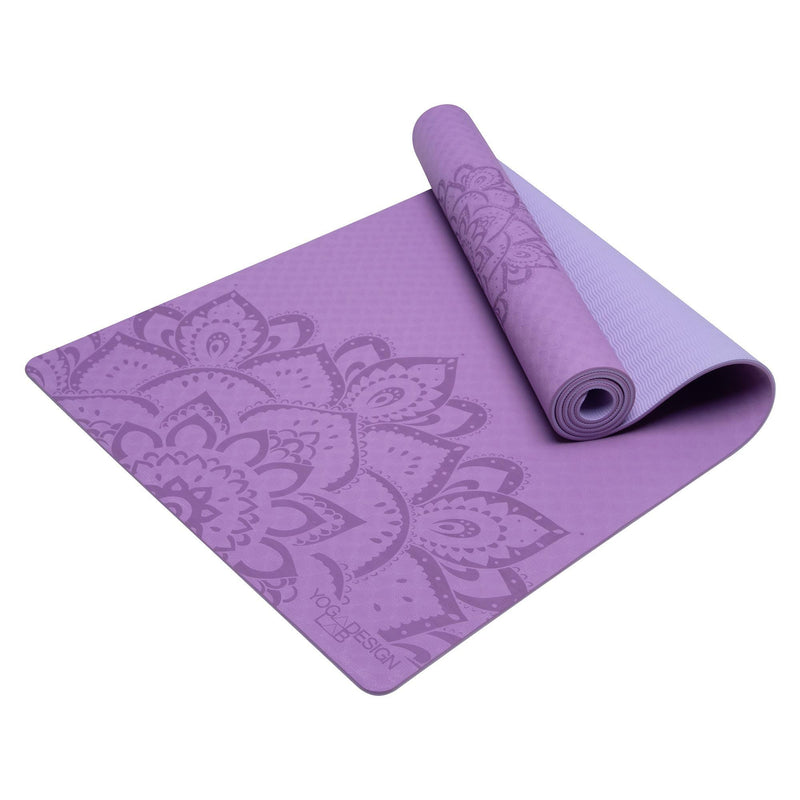 Load image into Gallery viewer, Yoga Design Lab - Flow Yoga Mat - Mandala Lavender 6mm - Best For Beginner Practices
