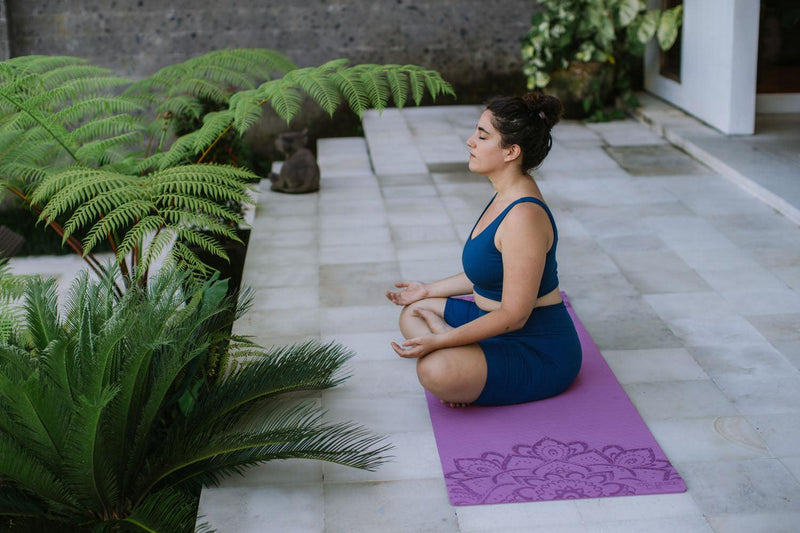 Load image into Gallery viewer, Yoga Design Lab - Flow Yoga Mat - Mandala Lavender 6mm - Best For Beginner Practices
