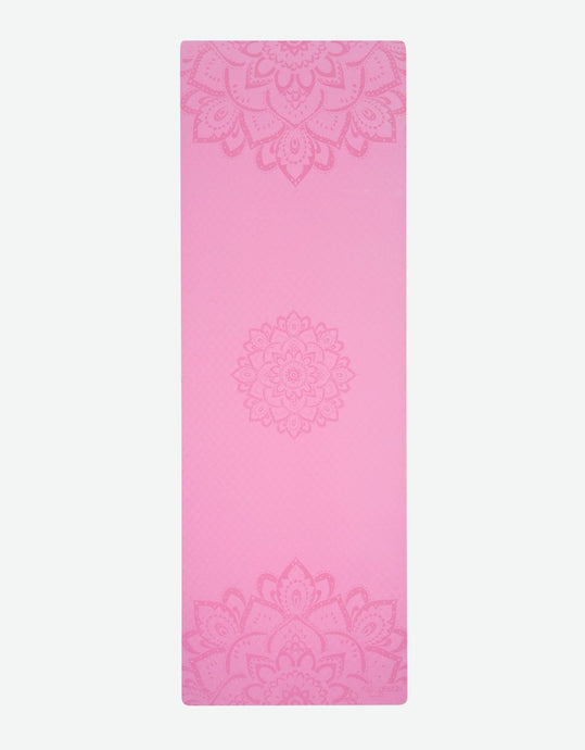 Flow Yoga Mat Pure Mandala Rose 6mm - Ideal Mat For Beginners for Yoga Sessions