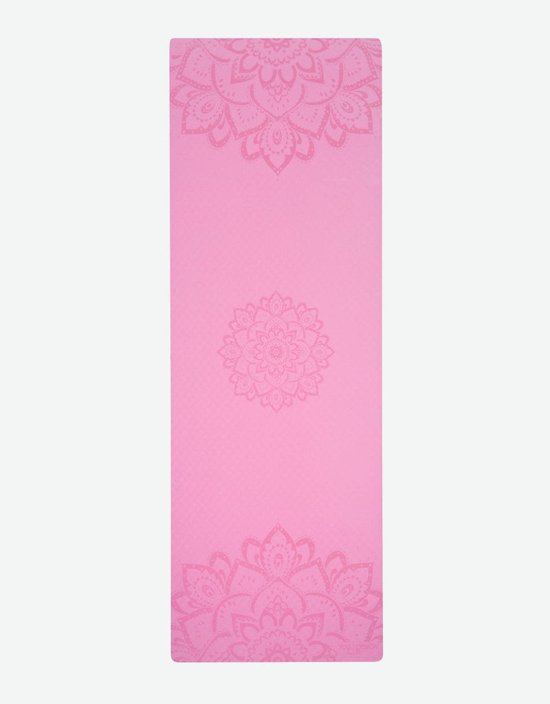 Load image into Gallery viewer, Flow Yoga Mat Pure Mandala Rose 6mm - Ideal Mat For Beginners for Yoga Sessions
