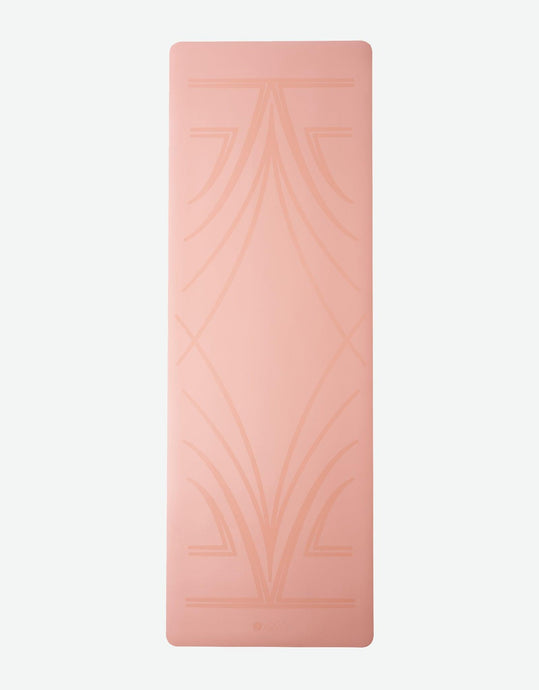 Infinity Yoga Mat - 5mm - Diamond Align Coral - Best Non - Slip Yoga Mat