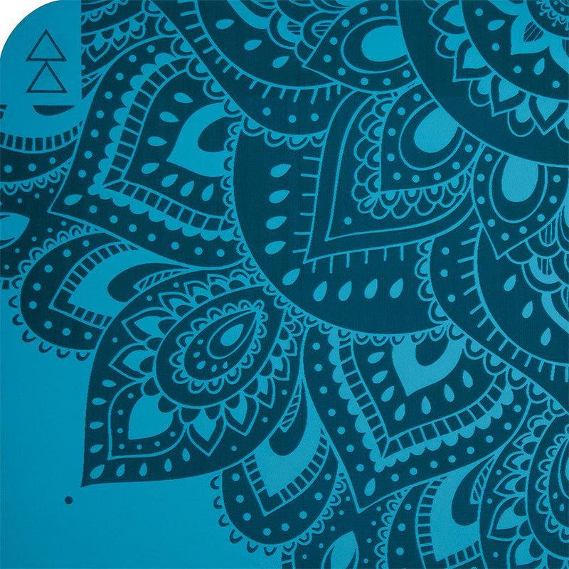 Load image into Gallery viewer, Yoga Design Lab - Infinity Yoga Mat - Mandala Aqua - The Best Yoga Mat provides great support
