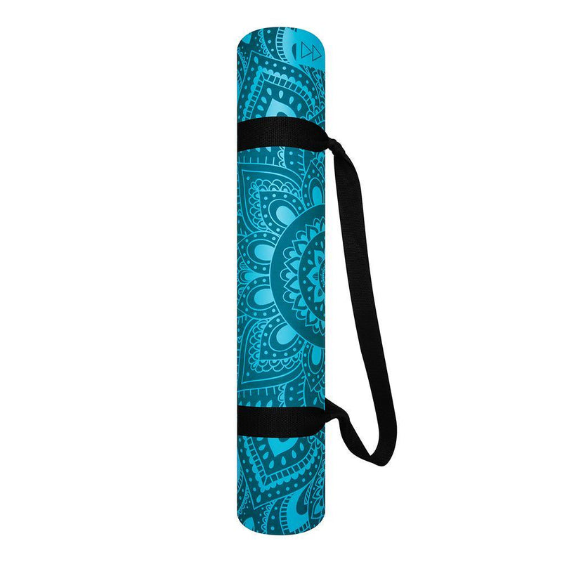 Load image into Gallery viewer, Yoga Design Lab - Infinity Yoga Mat - Mandala Aqua - The Best Yoga Mat provides great support
