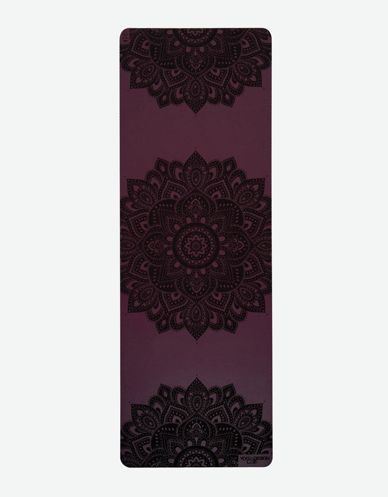 Load image into Gallery viewer, Infinity Yoga Mat - 5mm - Mandala Burgundy - The Best Yoga Mat provides great support
