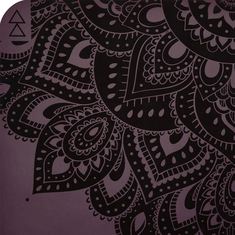 Load image into Gallery viewer, Infinity Yoga Mat - 5mm - Mandala Burgundy - The Best Yoga Mat provides great support
