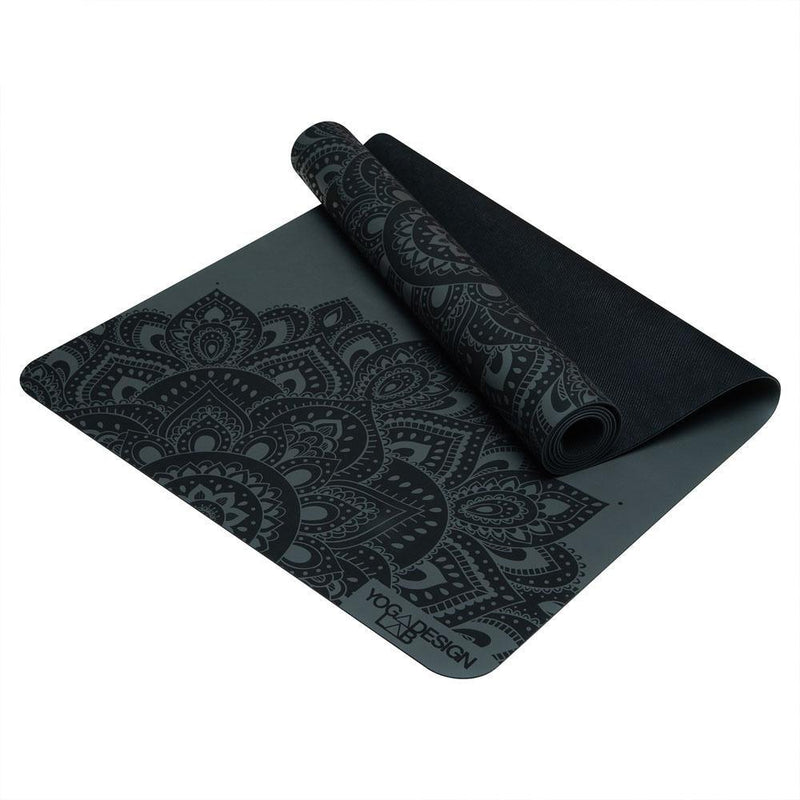 Load image into Gallery viewer, Infinity Yoga Mat - 5mm - Mandala Charcoal- The Best Yoga Mat provides great support
