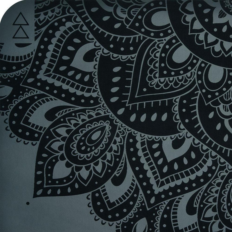 Load image into Gallery viewer, Infinity Yoga Mat - 5mm - Mandala Charcoal- The Best Yoga Mat provides great support
