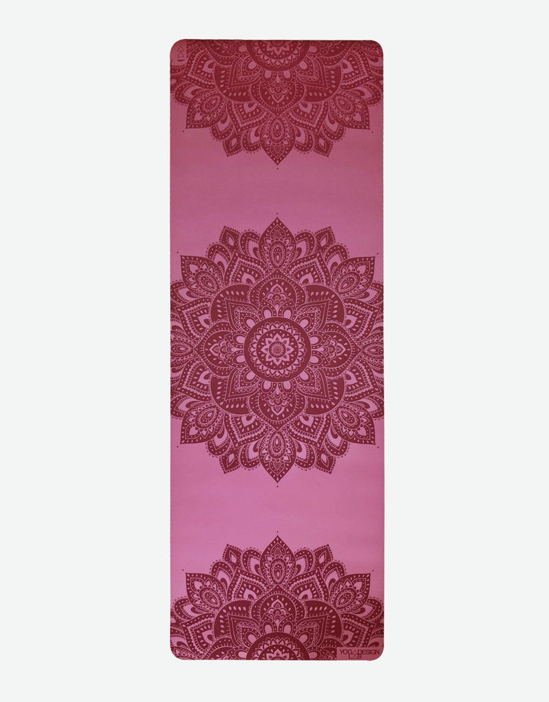 Load image into Gallery viewer, Infinity Yoga Mat - 5mm - Mandala Rose - The Best Yoga Mat provides great support
