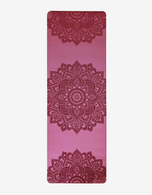 Infinity Yoga Mat - 5mm - Mandala Rose - The Best Yoga Mat provides great support