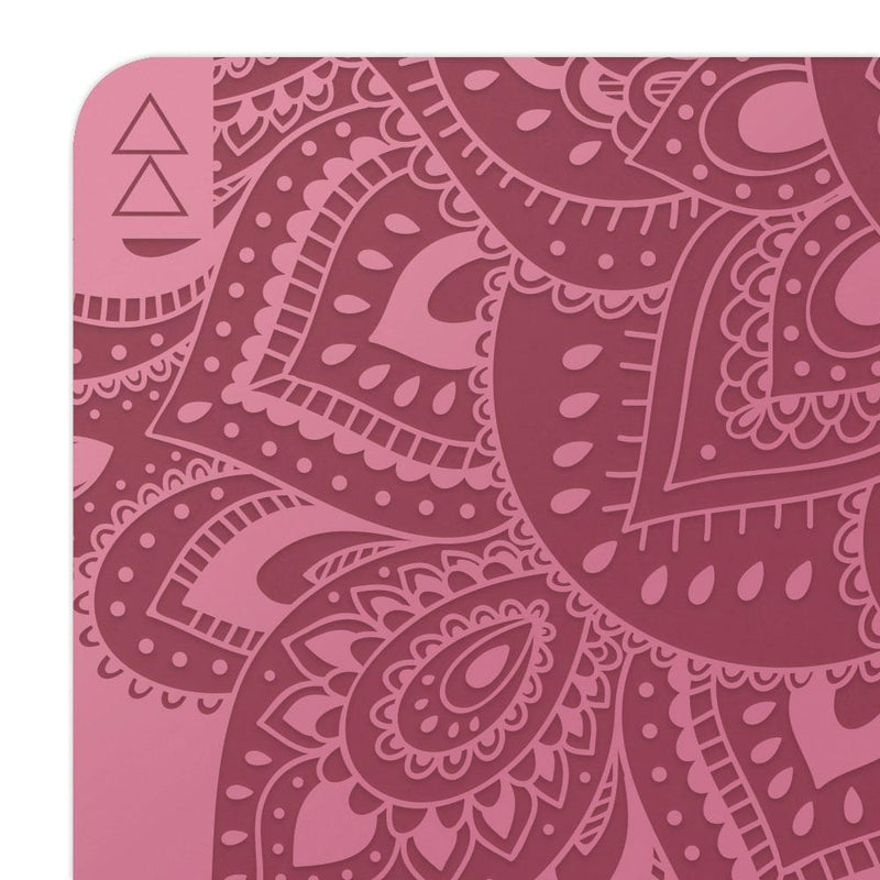 Load image into Gallery viewer, Infinity Yoga Mat - 5mm - Mandala Rose - The Best Yoga Mat provides great support
