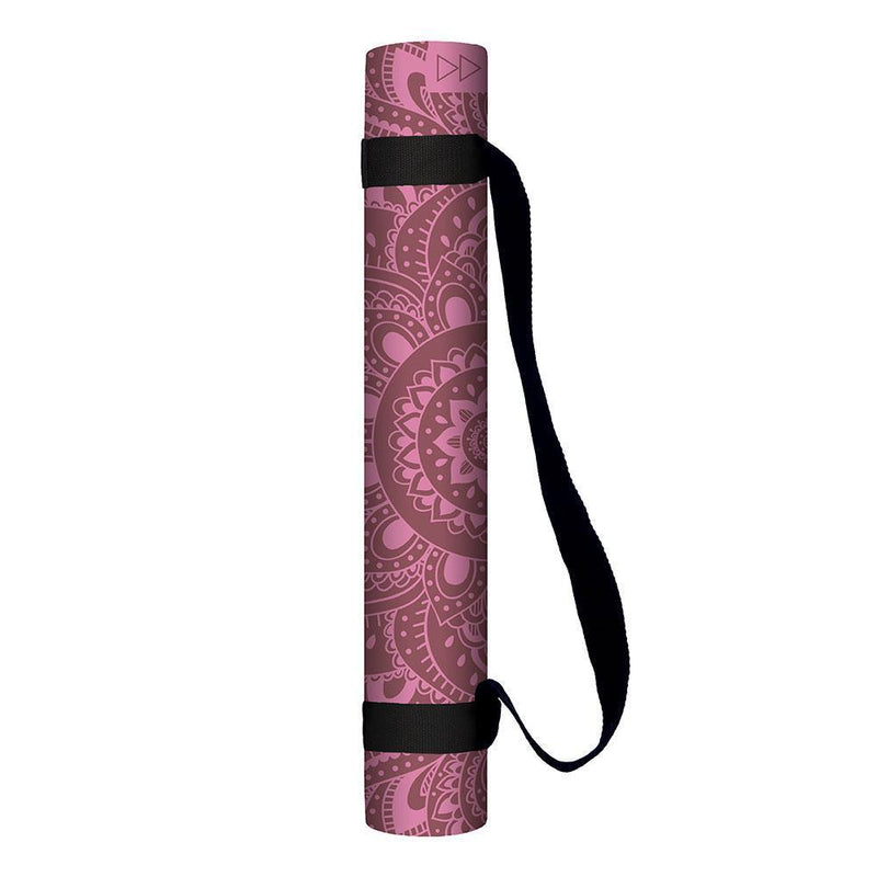 Load image into Gallery viewer, Infinity Yoga Mat - 5mm - Mandala Rose - The Best Yoga Mat provides great support
