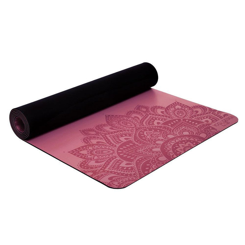 Load image into Gallery viewer, Infinity Yoga Mat - 5mm - Mandala Rose - The Best Yoga Mat provides great support
